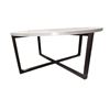 Image 3 : Light Brown Round Coffee Table, Dia. 35.5"