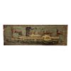 Image 1 : Vanguard Studios 1967 "Mississippi River" 3D bas-Relief Wooden Wall Art, H20" x W60" X D2"