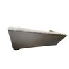 Image 3 : Light Grey Tufted 3-Seater Sofa, W78"