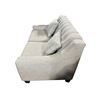 Image 2 : Light Grey Tufted Loveseat, W55"