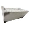 Image 3 : Light Grey Tufted Loveseat, W55"