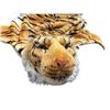 Image 2 : New - BRUBAKER Brown Tiger Rug, Approx. L50"