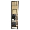 Image 1 : Dark Brown Floor Mirror, H63" x W15.5"