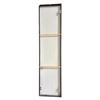 Image 3 : Dark Brown Floor Mirror, H63" x W15.5"