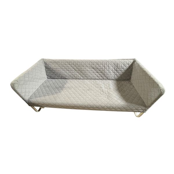 Metal Frame Outdoor Sofa, W66"