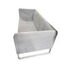 Image 2 : Metal Frame Outdoor Sofa, W66"