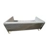 Image 3 : Metal Frame Outdoor Sofa, W66"