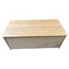 Image 4 : Light Wood Storage Cabinet, H20" x W49" x D21"