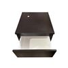 Image 3 : Pair of Dark Brown Nightstands, W15.5" Each