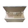 Image 2 : Grey Owl Patterned Storage Ottoman, H16" x W32" x D14"