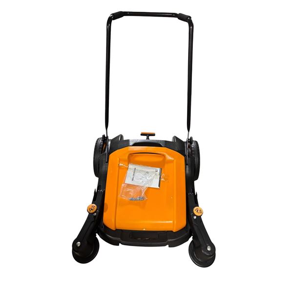 New - Sunmax Walk Behind Hand Push Floor Sweeper - without box