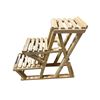 Image 1 : 3-Tier Wooden Plant Stand, Approx. H36" x W35" x D12"