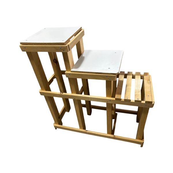 Indoor Plants Wooden Stand, Approx. H35" x W33" x D13"