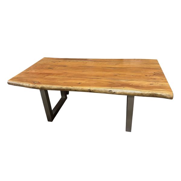 Live Edge Wood Table, Approx. W75" x 40"