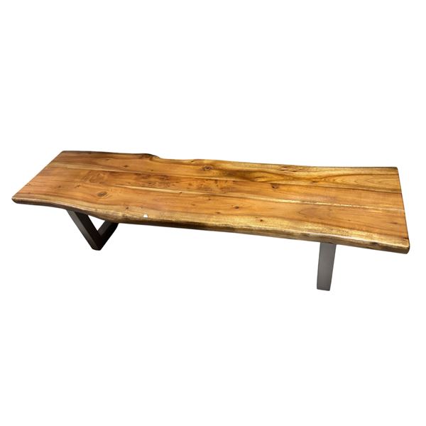 Live Edge Wood Bench, Approx. W68" x 18"