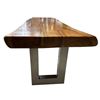 Image 3 : Live Edge Wood Bench, Approx. W68" x 18"
