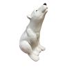 Image 2 : White Polar Bear Decor Statue, H28"