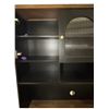 Image 2 : Tall Black Kitchen Pantry Buffet Hutch, H71" x W41" x D15"