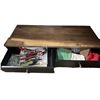 Image 3 : Tall Black Kitchen Pantry Buffet Hutch, H71" x W41" x D15"