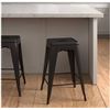 Image 2 : New - Set of 4 - Amazon Basics 24" Metal Bar Stools