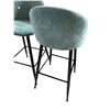Image 3 : Pair of Teal Bar Stools