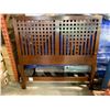 Image 1 : Wood Headboard
