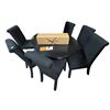 Image 1 : Group of 6 Black Chairs