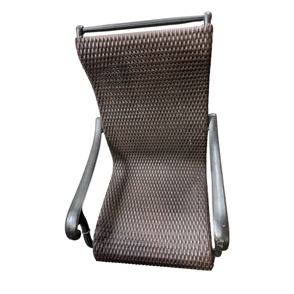 Group of 2 Rattan Patio Chairs
