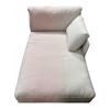 Image 1 : Modern Textured Fabric Modular Chaise (Approx. 5ft W)