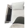 Image 2 : Modern Textured Fabric Modular Chaise (Approx. 5ft W)