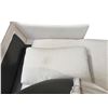 Image 3 : Modern Textured Fabric Modular Chaise (Approx. 5ft W)