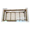 Image 2 : Wooden Coffee Table w/Glass Top (43x24x16.5)