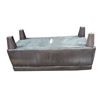 Image 6 : Dark Brown Rectangular Stitched Ottoman w/ Lift Top