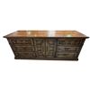 Image 1 : Ornate Traditional Carved Dark Wood Sideboard (6ftx19x30)