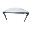 Image 2 : Modern Light Grey Half Moon Console Table