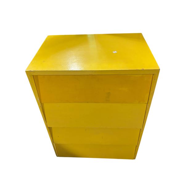 Yellow 4 Tier Dresser