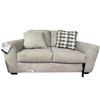 Image 1 : Grey Sofa w/Matching Pillows