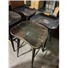 Image 2 : Group of 2 Black Barstools
