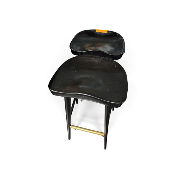 Group of 2 Black Barstools