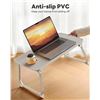 Image 3 : BNIB SAIJI Adjustable Laptop Table Grey (Model HL30), 20.6" x 11.8"