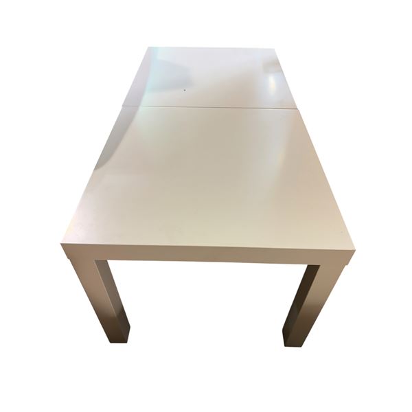 Group of 2 White End Tables
