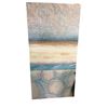 Image 1 : Large Modern Abstract Coastal Mixed Media Canvas Wall Art (6ft H)