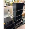 Image 3 : Group of Modern Black Geometric Cubby Display Bookcase