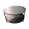 Image 1 : Round Coffee Table, Black, Dia. 31"