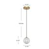 Image 3 : New - Alora Marni 5-Inch LED Pendant, VR: $251 (PD321201NB)