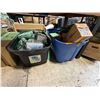 Image 1 : Group of 2 Boxes of Misc. - Holiday Faux Reef, Decor Pieces, Arts & Crafts, Etc.