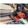 Image 3 : Group of Tools - Ryobi P510, Leaf Blower, Black & Decker Hedge Trimmer, Small Tote of Misc Tools, Et