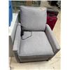 Image 1 : Grey Reclining Chair