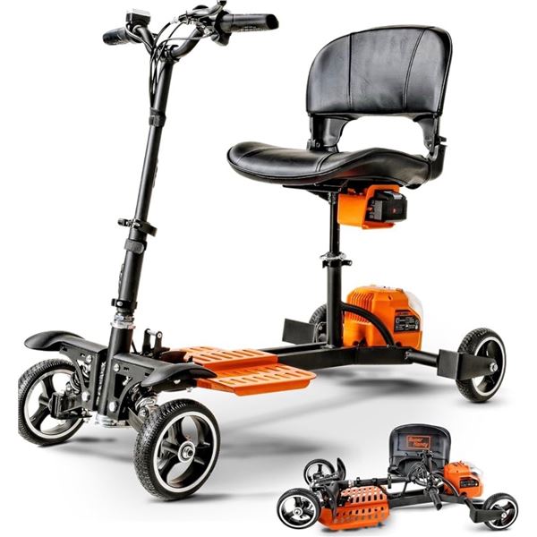Open Box  Super Handy 4-Wheel Folding Mobility Scooter