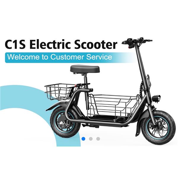 Open Box  C1S Electric Scooter